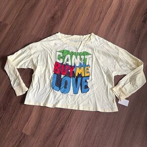 NWT Beatles Lyric Shirt